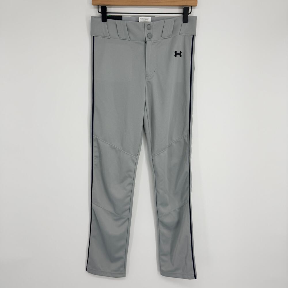 Under Armour Youth Utility Baseball Pants NEW Gray Relaxed Fit Large